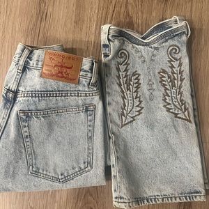 Y-Project Mini Cowboy Cuff Jeans